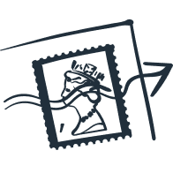 A pair of postage stamps