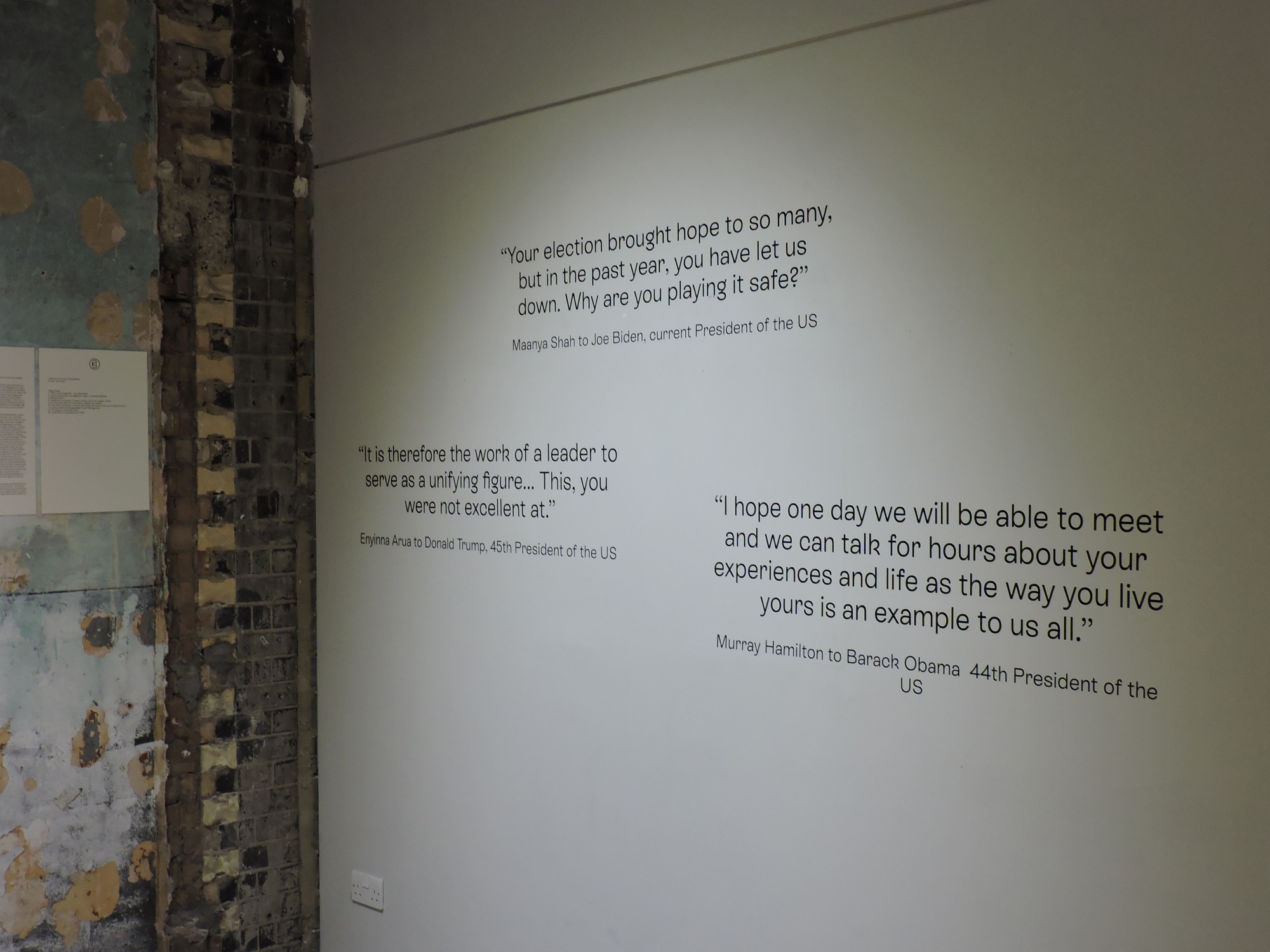 Reading the walls